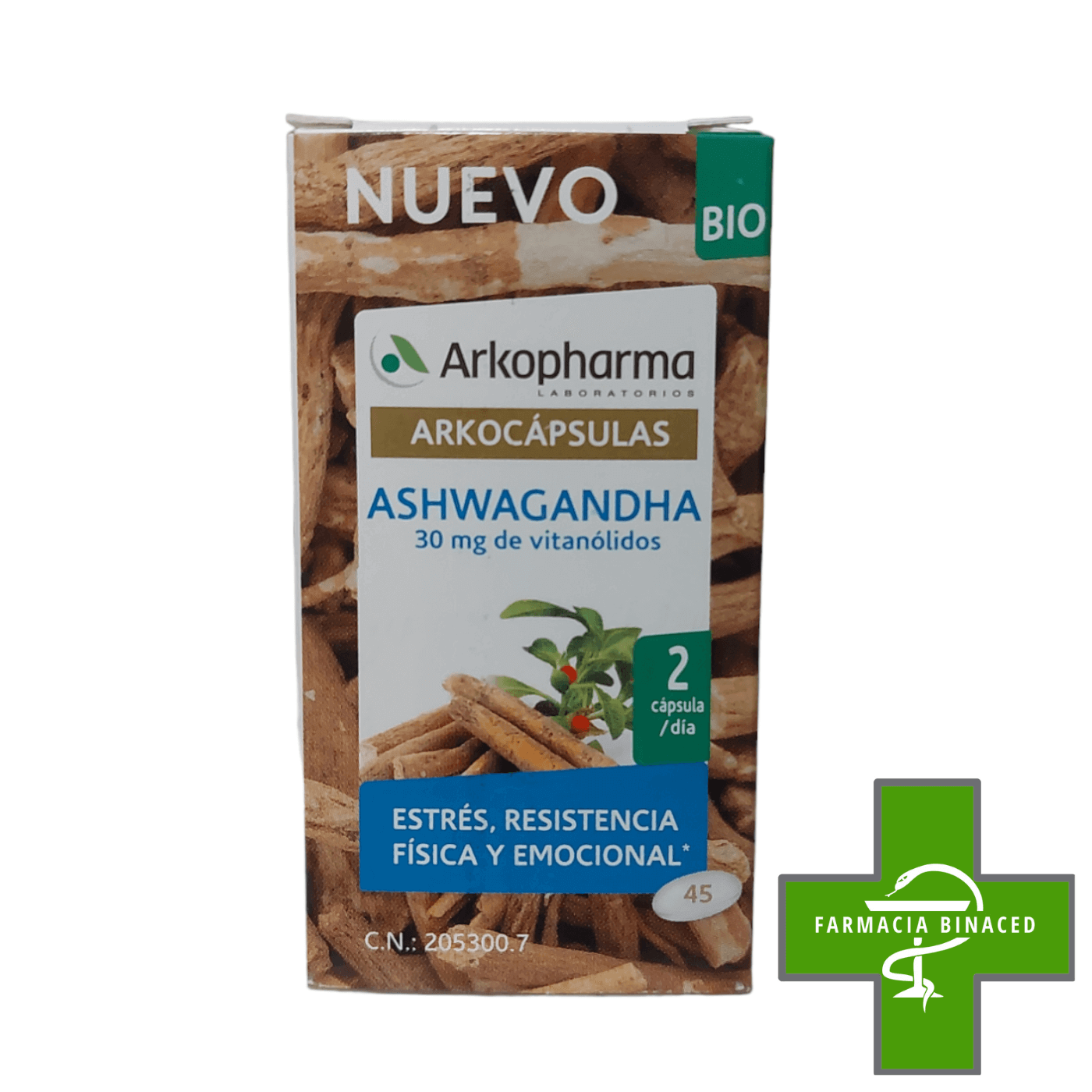 ARKOCAPSULAS ASHWAGANDHA 45 CAPS_2